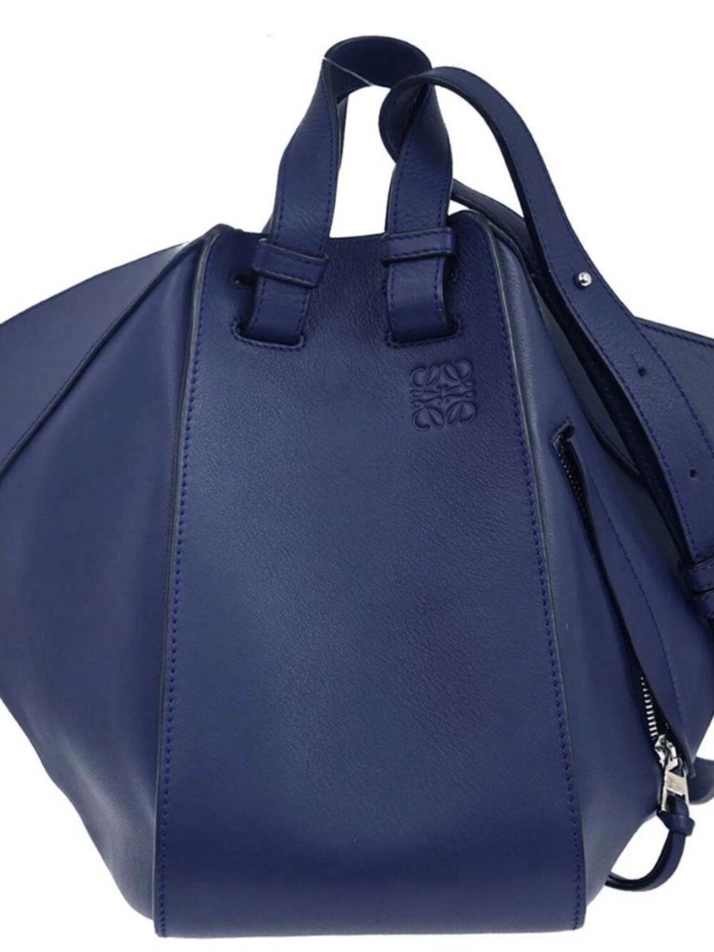 Loewe Navy Hammock 2way Tote Handbag 051703